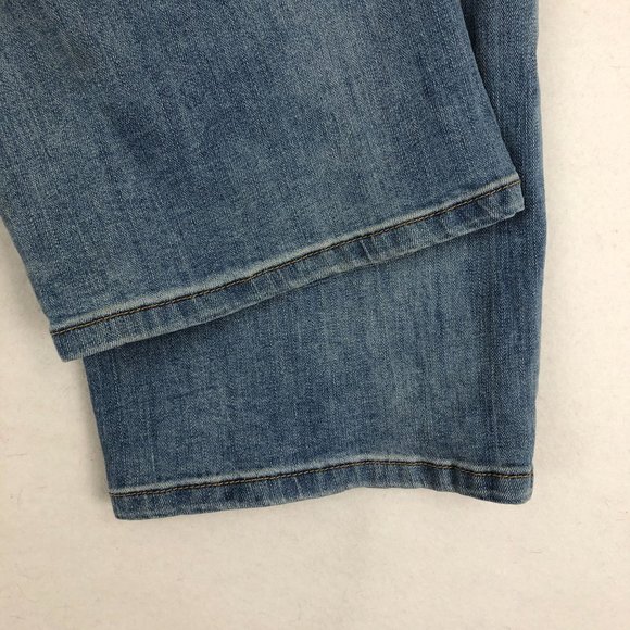 BlankNYC Women's Size 30 The Baxter Ribcage Straight Leg High-Rise Blue Jeans - Picture 3 of 15